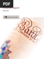 Bank of England inflation report - May 2012