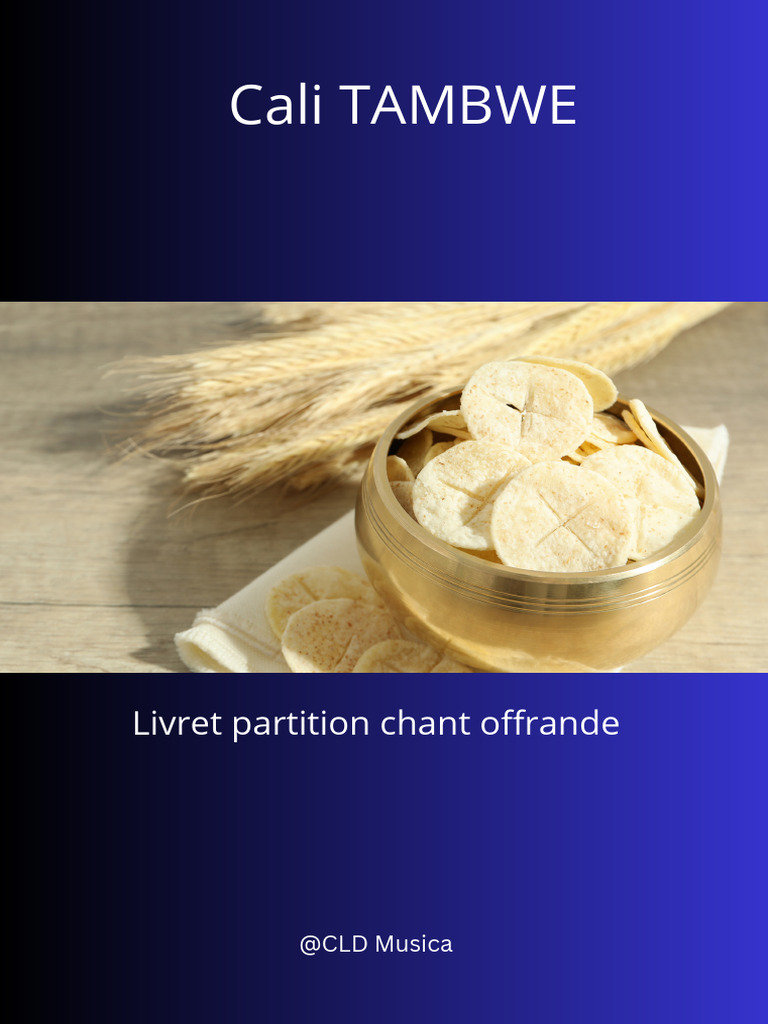 Chant d'offrande de Cali TAMBWE | PDF