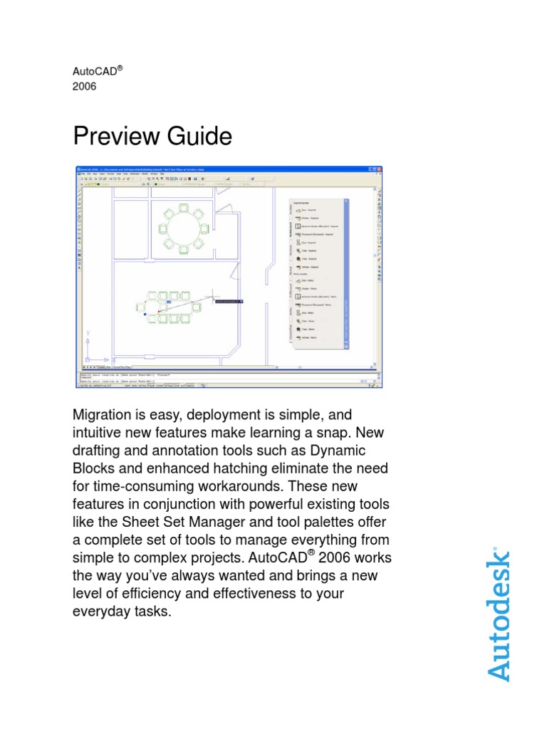 AutoCAD 2006 Preview Guide | Download Free PDF | Spreadsheet | Command ...