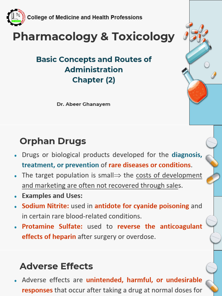 Pharmacology Basics: Drug Administration & Effects | PDF | Drugs ...