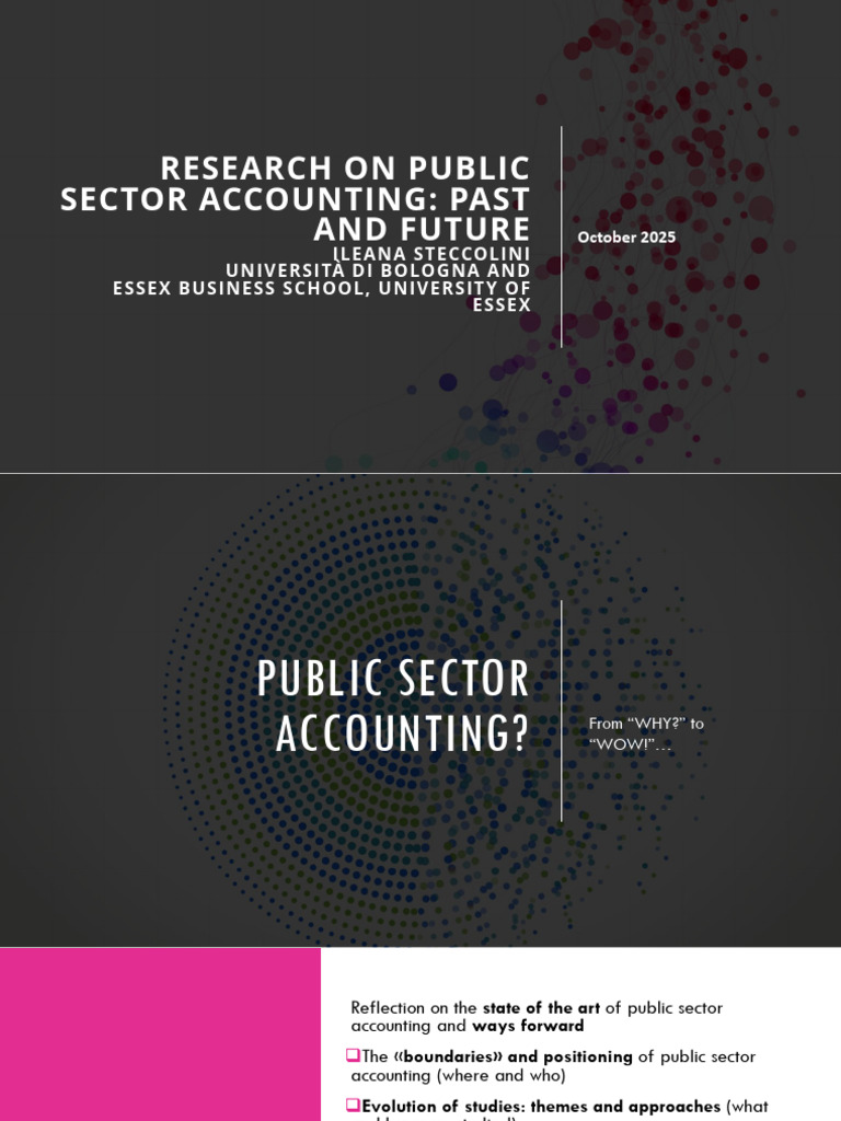 Future Directions in Public Sector Accounting | PDF | Accountability ...