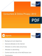 Consumers and Online Privacy 2012 Event Final