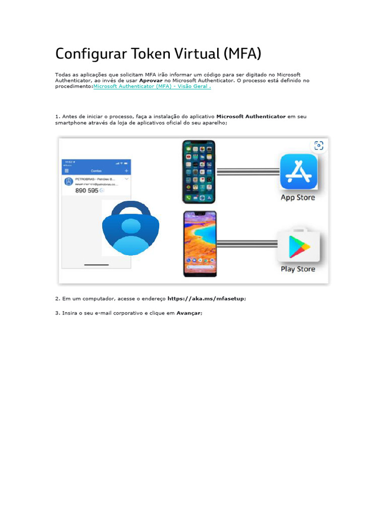 Como Configurar Token Virtual MFA | PDF