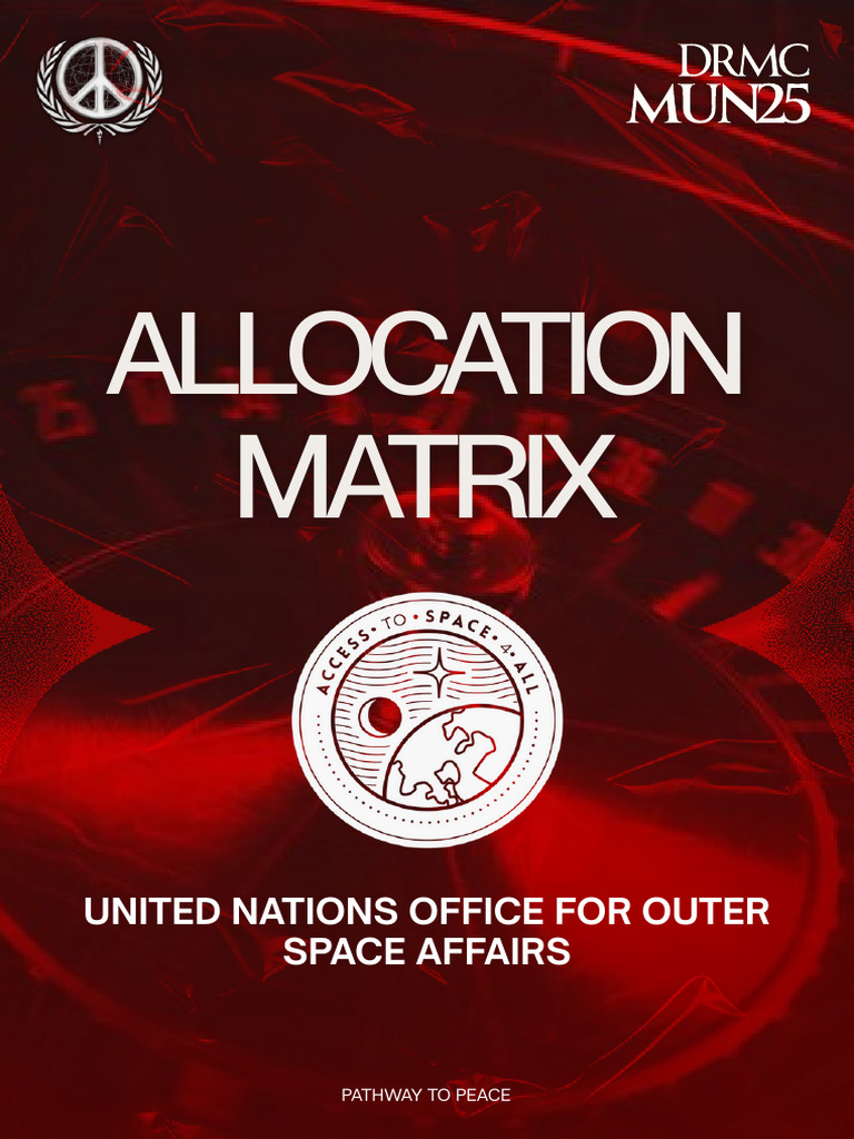 Finalized Unoosa Allocation Matrix | PDF