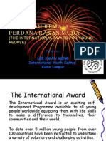 Anugerah Remaja Perdana Rakan Muda: (The International Award For Young People)