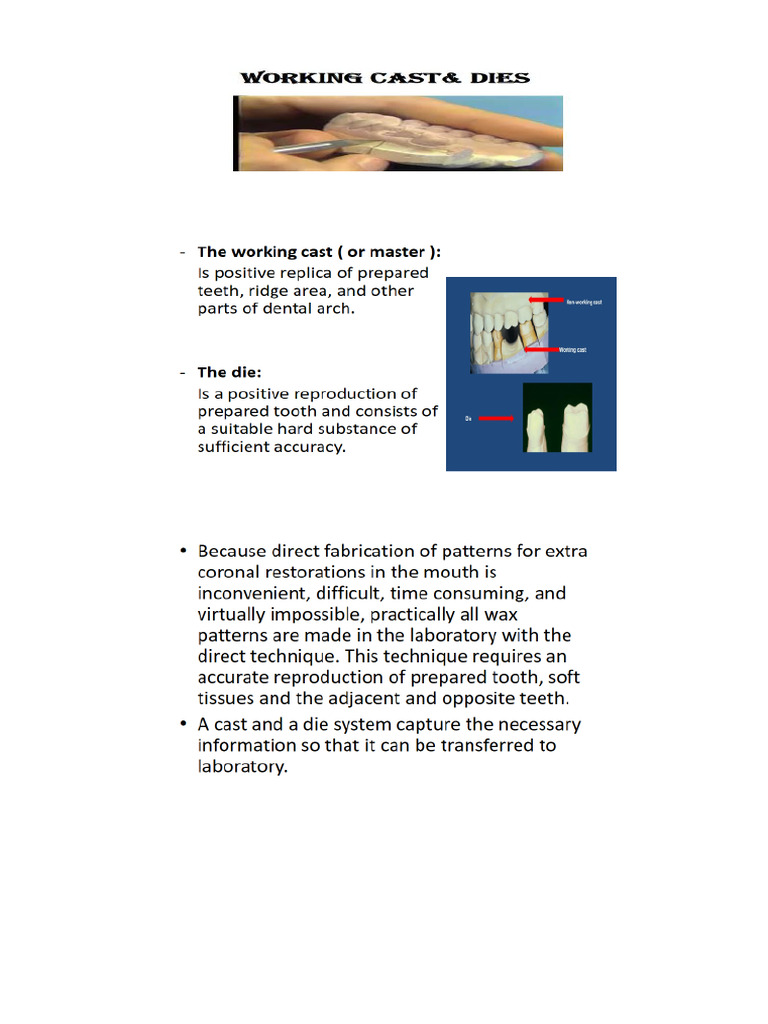 Working Cast & Die | PDF