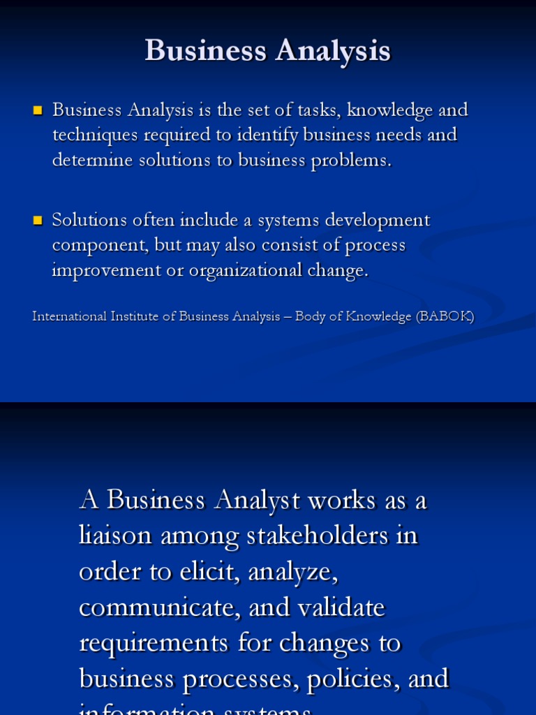 Business Analysis Techniques and Knowledge | PDF | Business