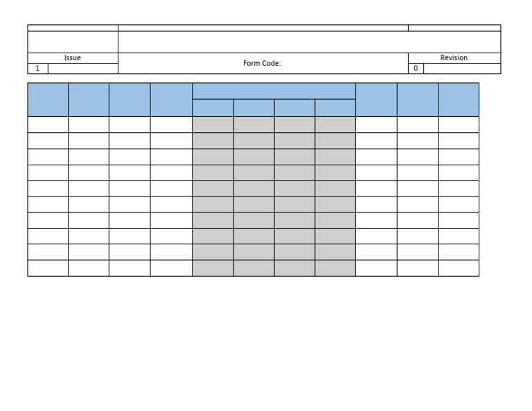 Hazard Control Plan Procedure Form | PDF