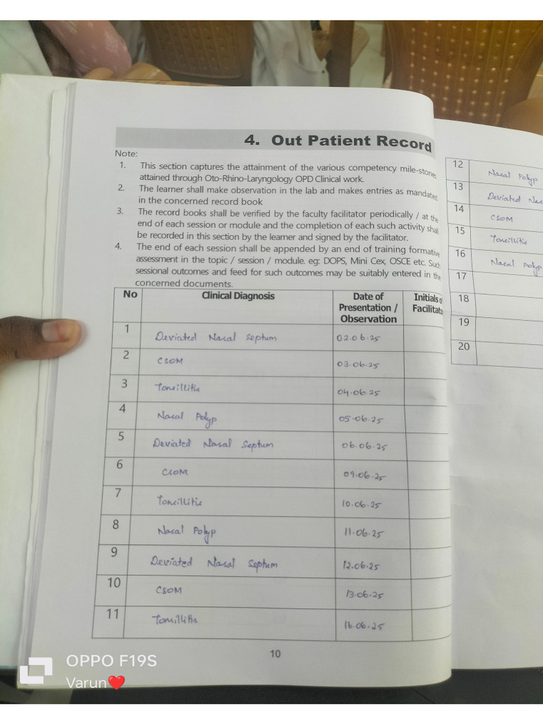 ENT Academic Record-1 | PDF