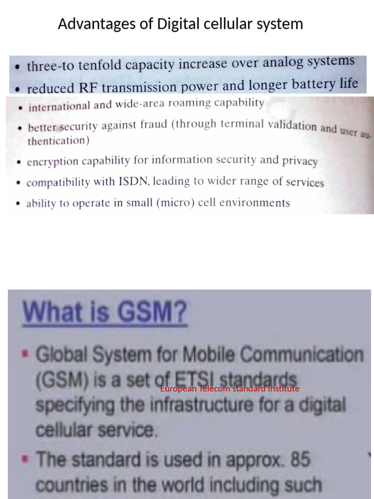 GSM Digital Cellular System Overview | PDF | Cellular Network | Gsm