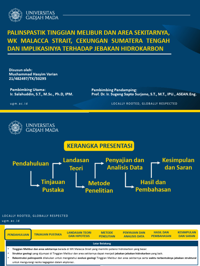 Palinspastik Tinggian Melibur dan Hidrokarbon | PDF