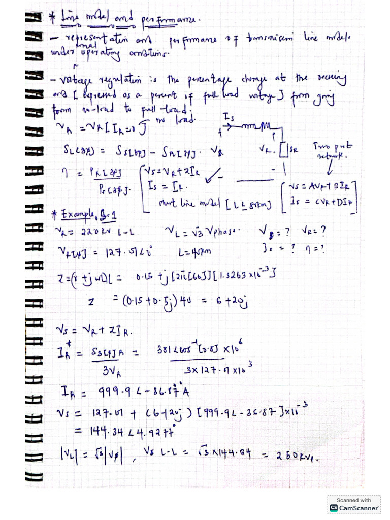 Line Models Summary | PDF