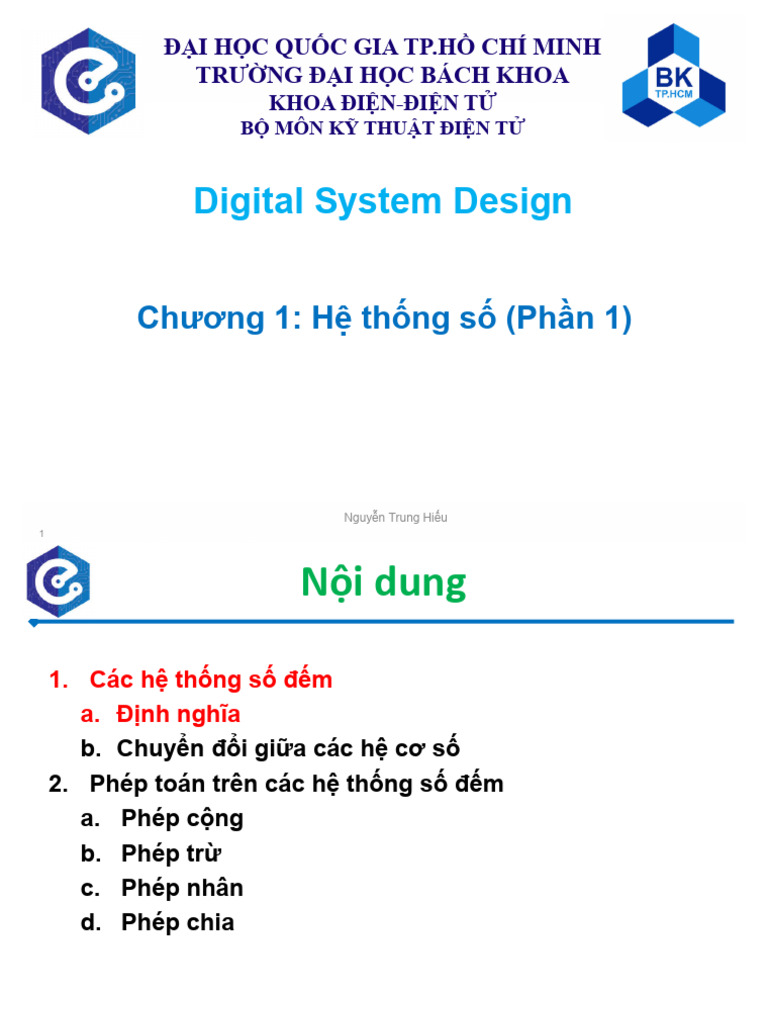 Digital Design Ch1 2024 P1 | PDF