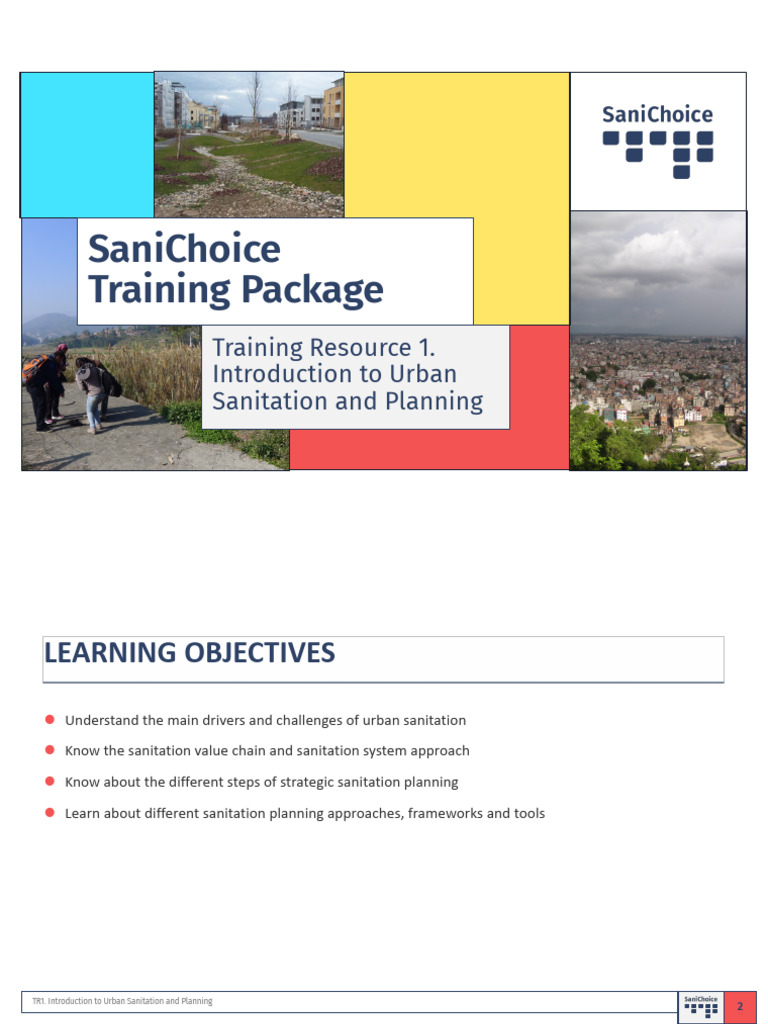 Urban Sanitation Planning Overview | PDF | Sanitation | Water Supply
