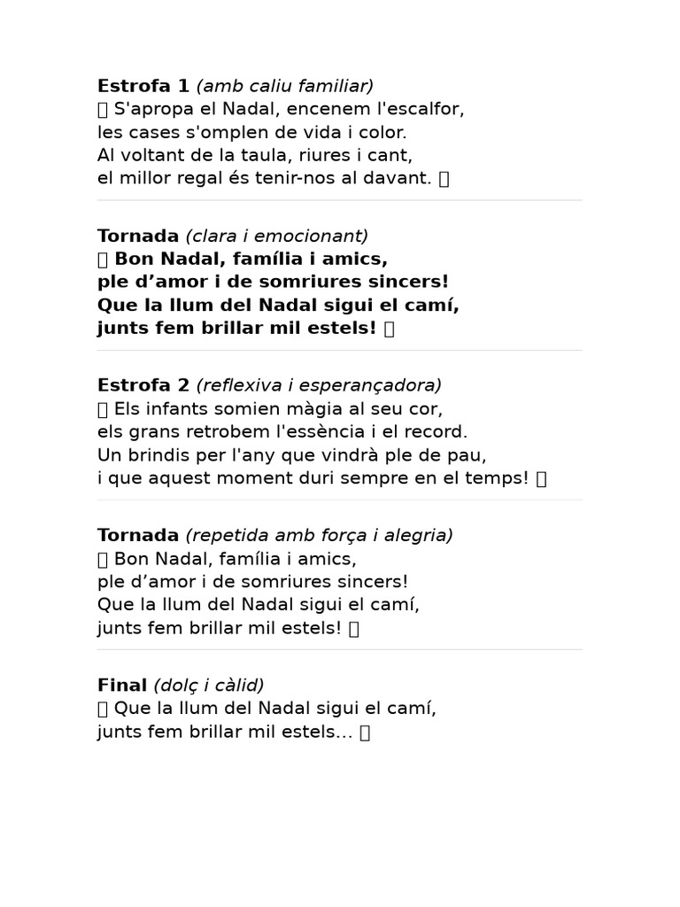 Estrofa 1 | PDF