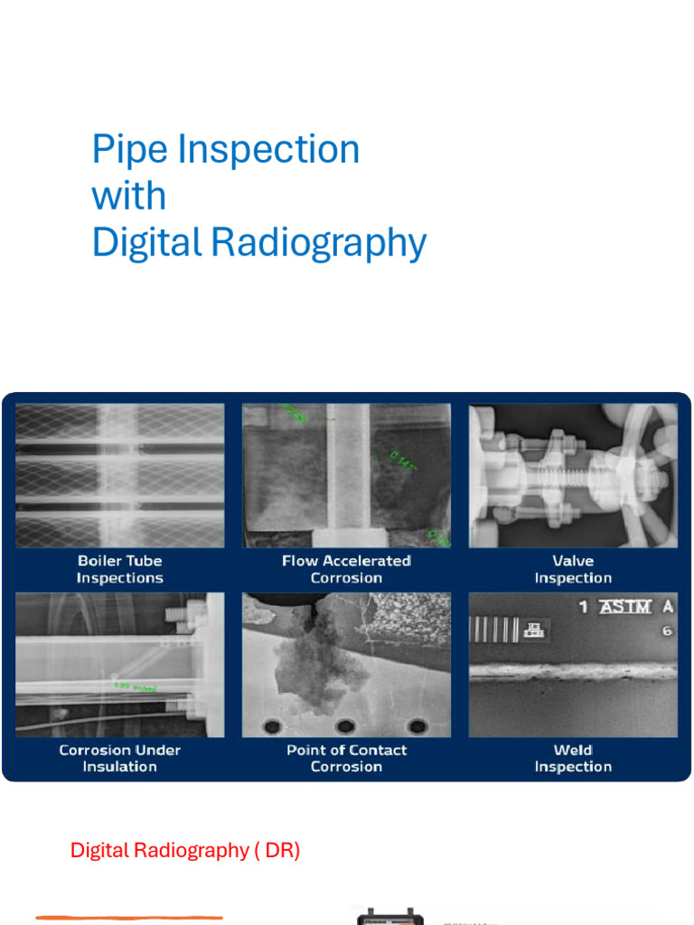 Digital Radiography for Pipe Inspection | PDF | Radiography | X Ray