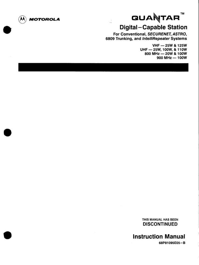 Quantar Installation Manual | PDF
