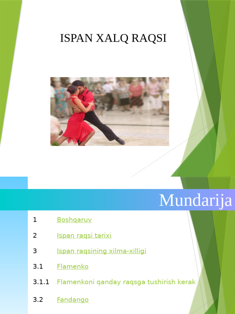 Ispan Xalq Raqsi | PDF