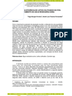 Avaliaçãoda Eficiência de Leitos Cultivados No Pós-Tratamento de Água Residuária Suína