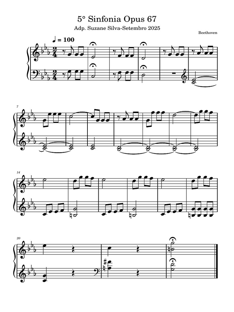5° Sinfonia | PDF