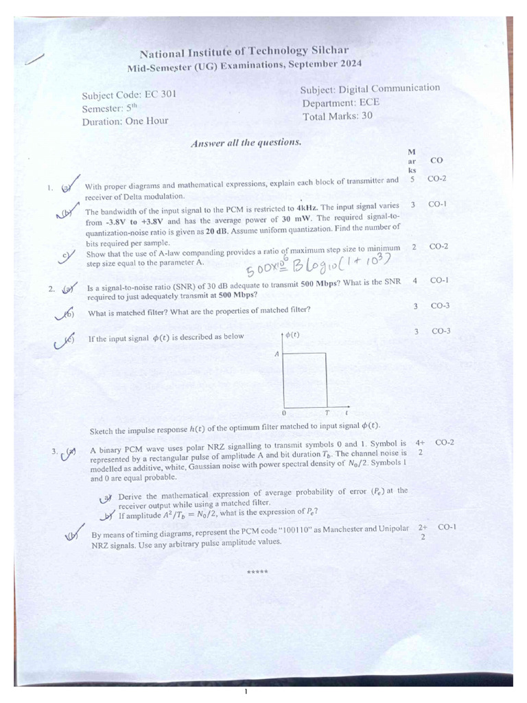 Mid Sem 2024 | PDF