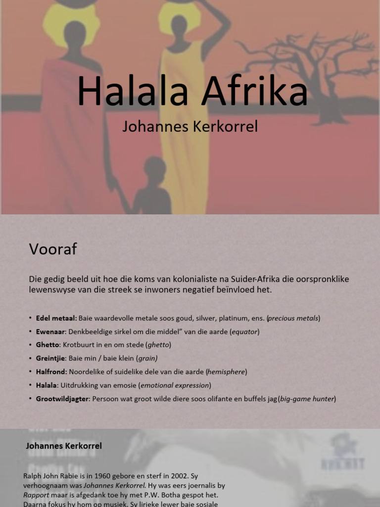 Halala Afrika Notas | PDF