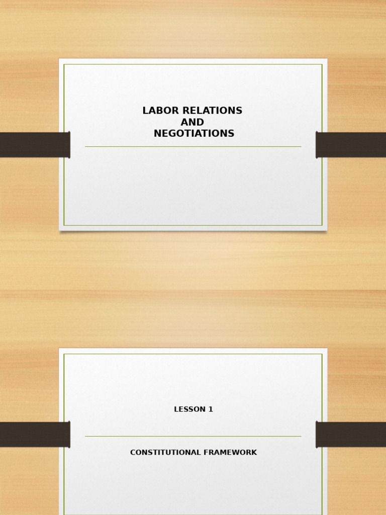 Labor Relations and Workers' Rights Overview | PDF | Strike Action ...
