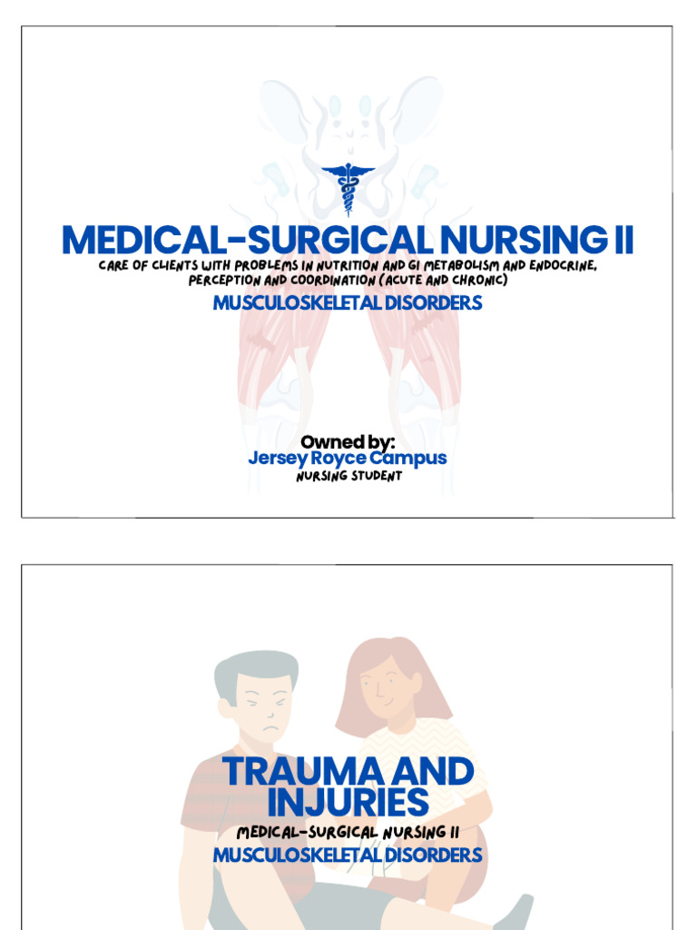 Musculoskeletal Disorders Nursing Guide | PDF | Gout | Joint