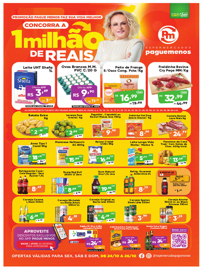 Tabloide Fds Rede 24.10 | PDF | Alimentos
