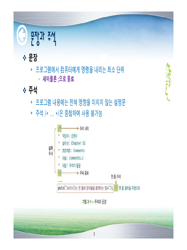 단원02 상수와 변수 강의자료 | PDF