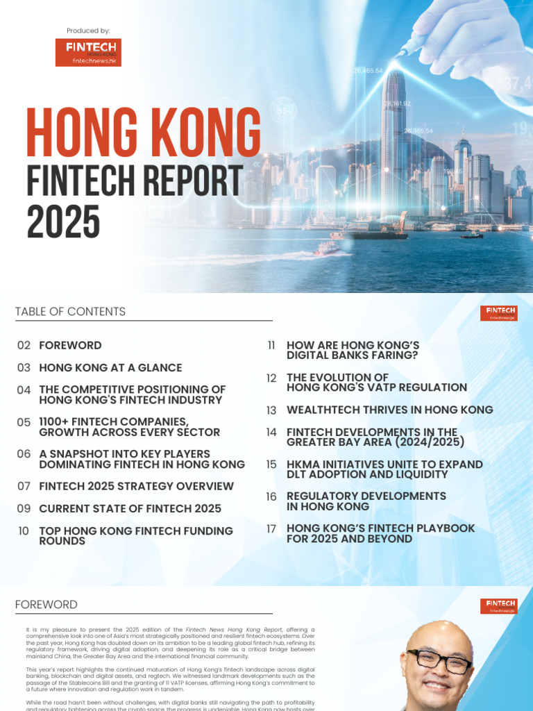 Hong Kong Fintech Report 2025 Overview | PDF | Financial Technology ...