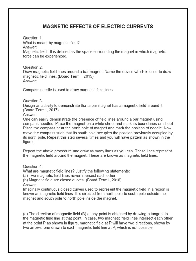 Understanding Magnetic Fields and Electromagnetism | PDF ...
