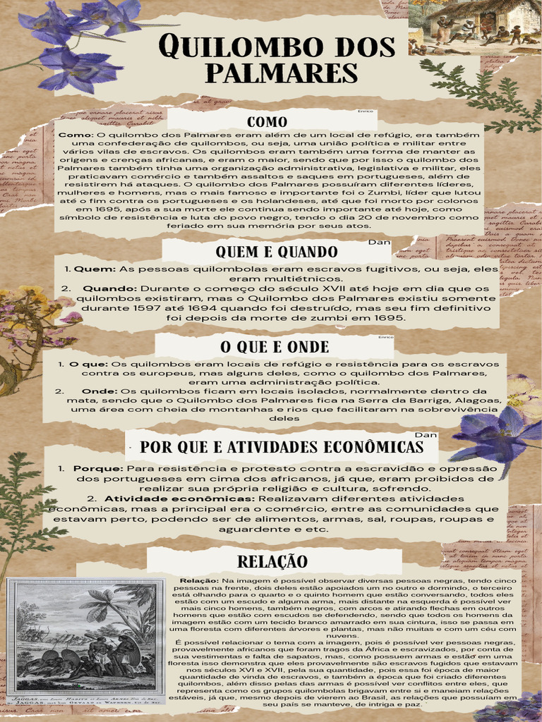 Quilombo Dos Palmares PDF | PDF | Escravidão