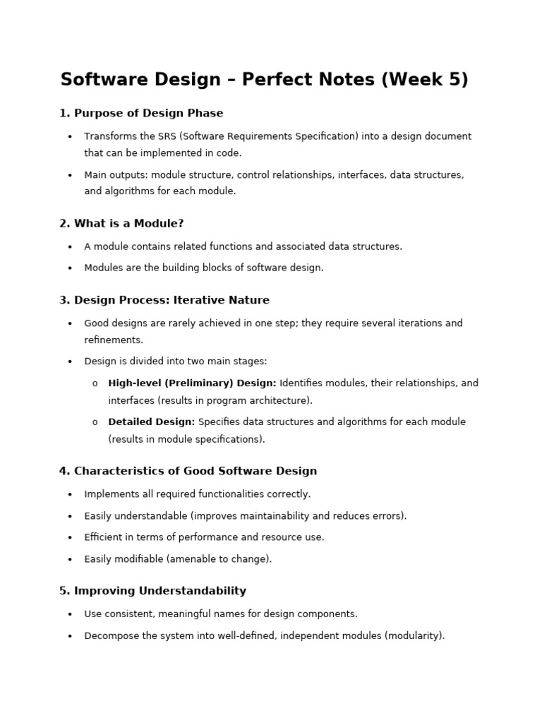 Software Design Principles and Practices | PDF | Modular Programming ...