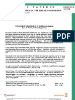 Technical PAPER214: The Accurate Measurement of Shock Phenomena