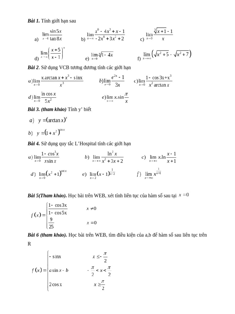 Phieu BT 1 | PDF