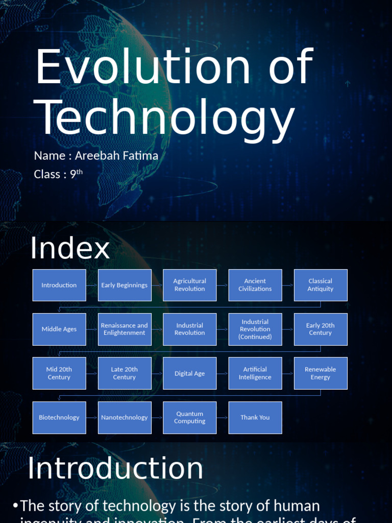 Evolution of Technology | PDF | Science