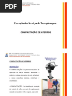 UFBA - Aula 13 - Execução serviços de terraplenagem - Compactação