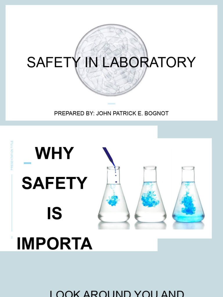 Safety in Laboratory | PDF | Laboratories | Occupational Safety And Health