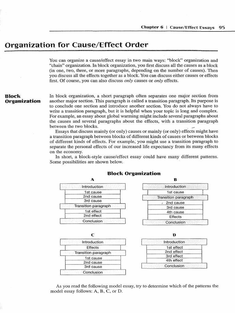 Cause and Effect Essay Structure Guide | PDF | Shyness | Paragraph