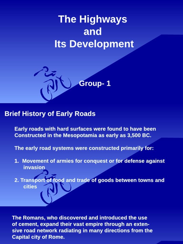 The Highways and Its Development | PDF | Road | Drainage