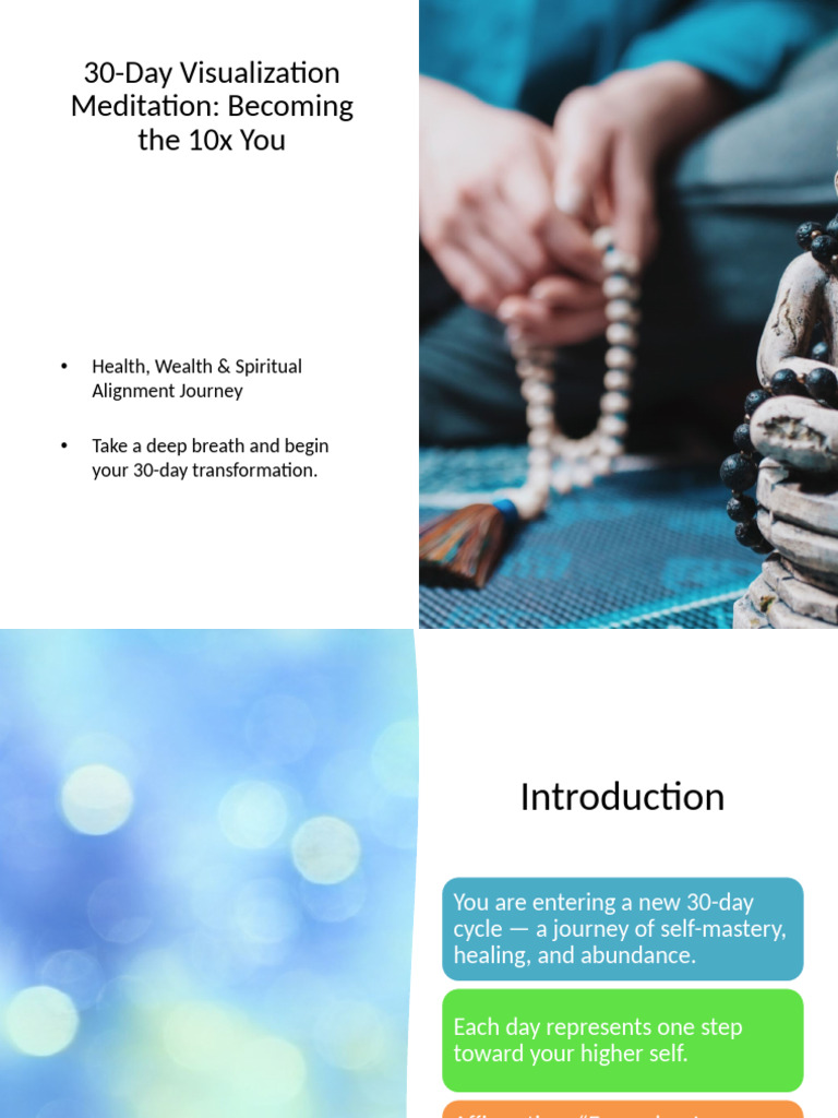 30 Day Visualization Meditation | PDF | Meditation | Spirituality