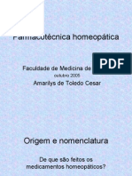 Farmacotécnica Homeopática