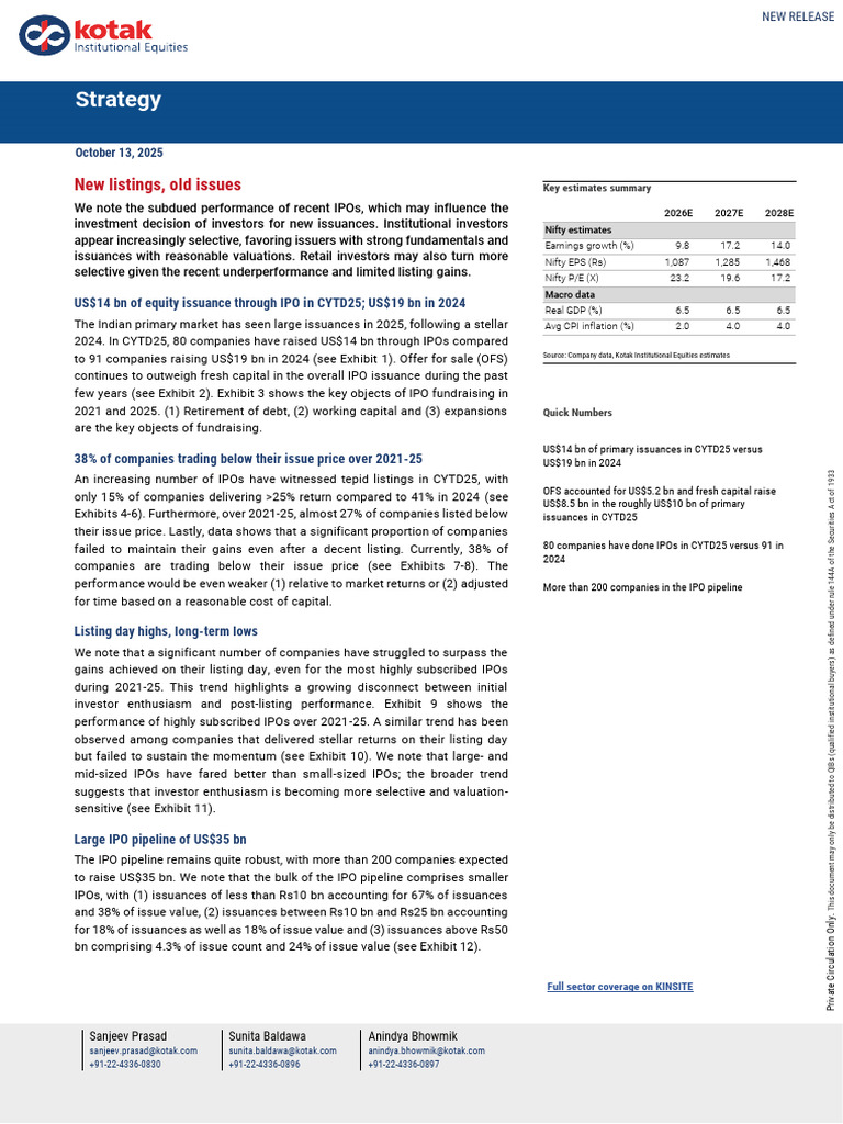2025 IPO Market Trends and Insights | PDF | Initial Public Offering ...