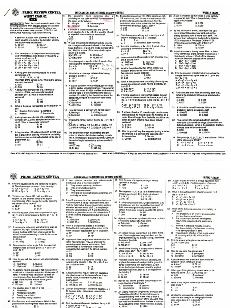 Practice Exam | PDF