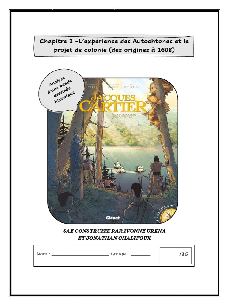 Voyage de Cartier et les Autochtones | PDF