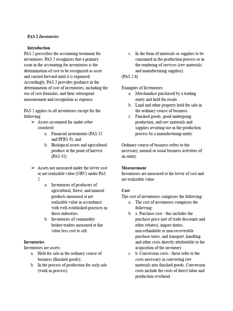 Pas 2 | PDF | Cost Of Goods Sold | Inventory