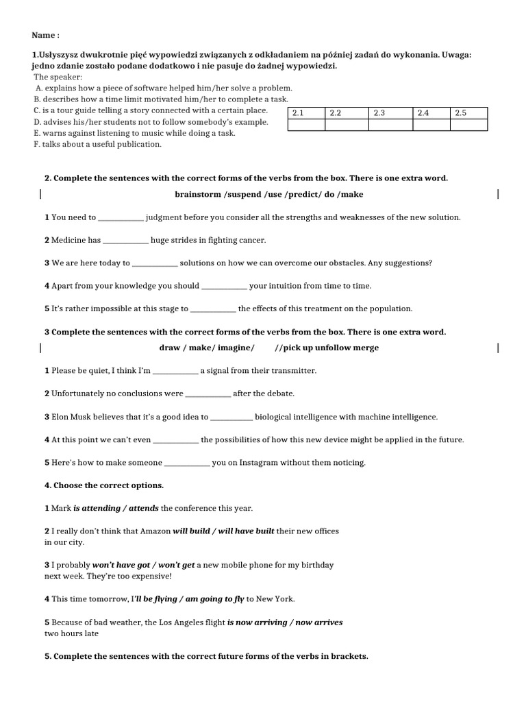Impulse 4 Unit 2 Test Overview | PDF | Albert Einstein
