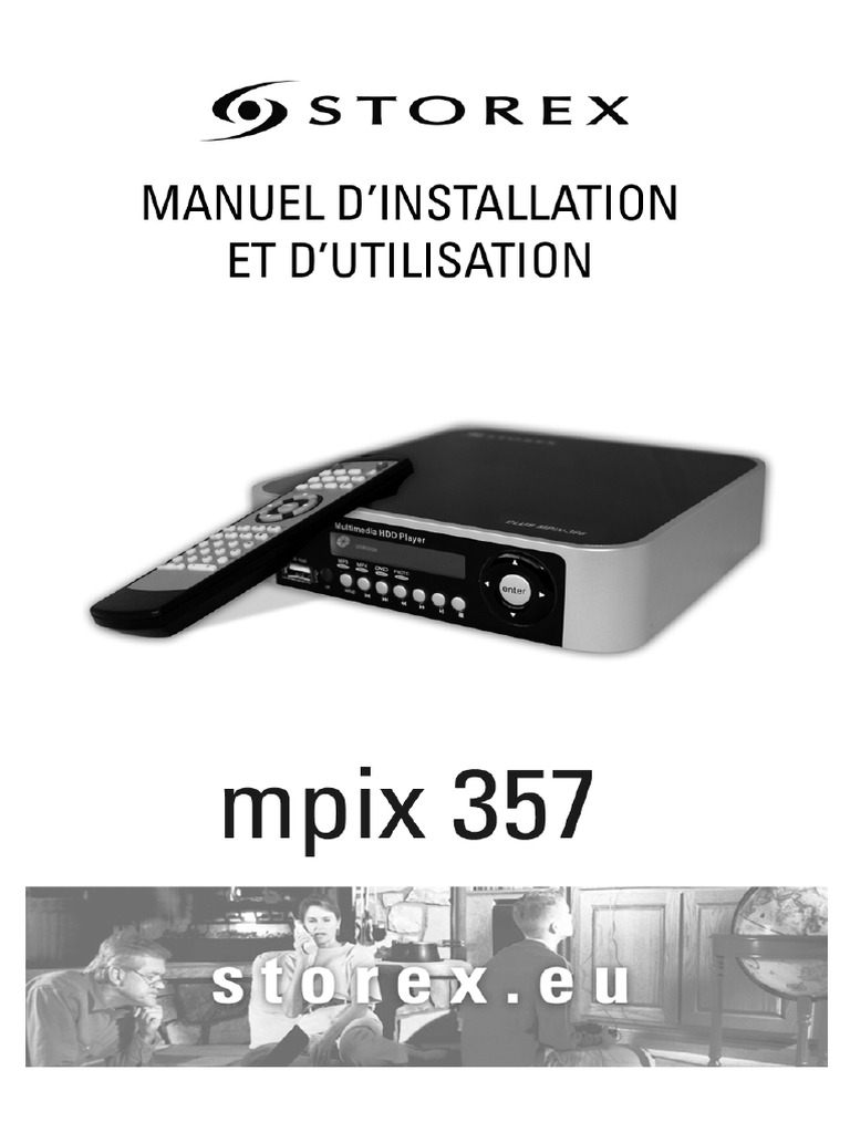 Guide d'installation MPiX-357 Storex | PDF | USB | MP3