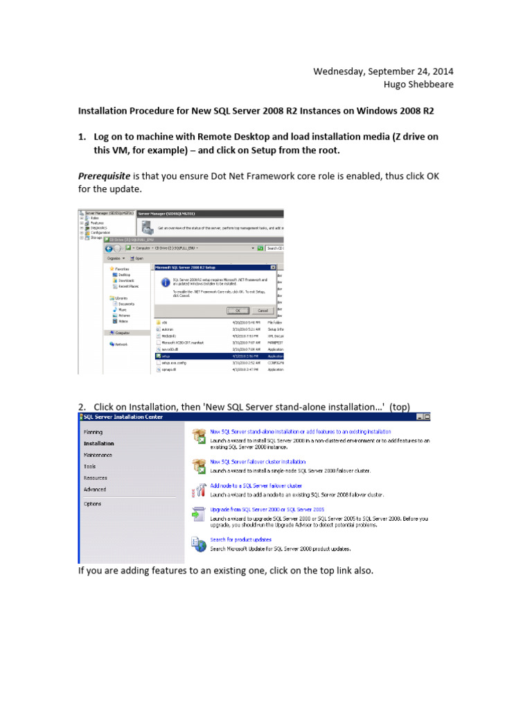 SQLServer 2008 R2 Installation With Service Pack 1 Plus Connection ...